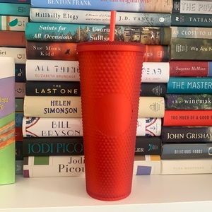 Starbucks Matte Red Studded Tumbler Cold Cup NWT